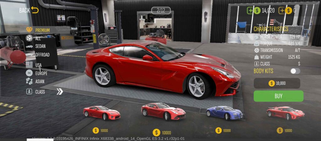Unlocked Cars in Car Parking Multiplayer 2 Mod Apk